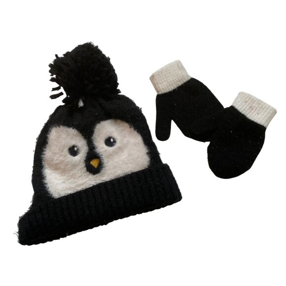 Toddler Girls Winter Hat/Beanie 2 Piece Lot-2T-5T-GUC - Picture 6 of 9